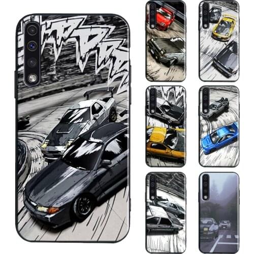 Initial D Drift Phone Case For Samsung A71 A51 A31 A11 A21S A20e A70 A50 A40 A10 A20 S A12 A32 A42 A52 A72