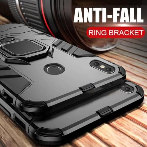 Armor Metal Ring Kickstand Soft Cover For Huawei Honor 10i 20i 10 P20 P30 Lite 20 9X 7C 7A Pro 8A 8S 8X Y5 Y6 Y7 Y9 2019 Case