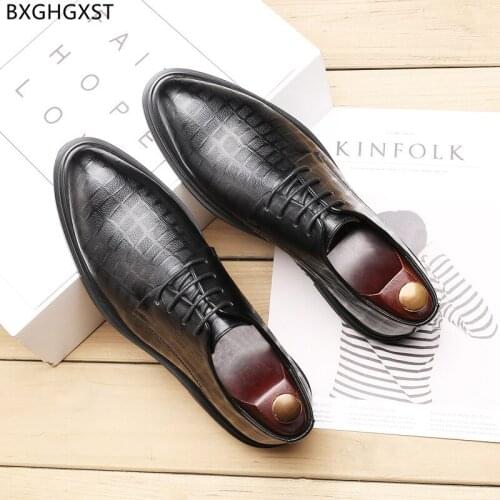 Black Business Shoes Men Luxury Brand Leather Shoes Men Formal Oxford Designer Shoes Men High Quality Chaussure De Homme Zapatos