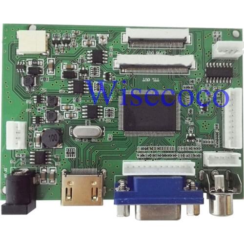 EJ101IA-01G 8 bit IPS LCD Display Driver Board VS-TY2662-V2 VGA 2AV 40/50 Pins Controller board
