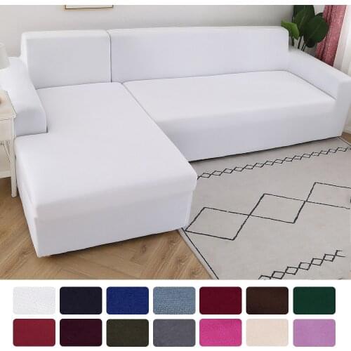 Elastic Sofa Cover Stretch Couch Covers 1/2/3/4 Seater for Living Room Soft L Shape Sofas Case Children Bed Slipcover Extensible