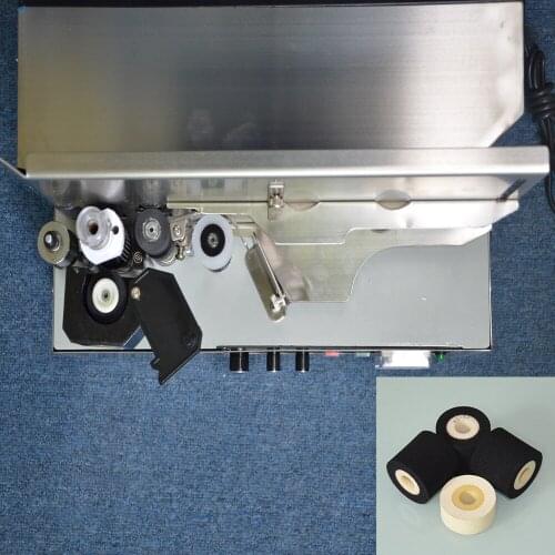 Hot sale sealing and coding machine on pharmacy and food industry with 12pcs free hot ink roll