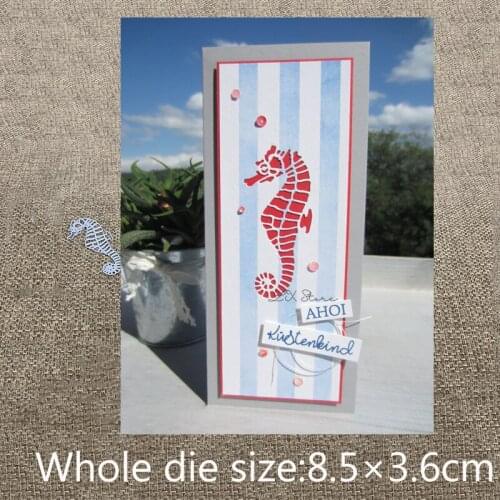 XLDesign Craft Metal Cutting Die cut dies Hippocampus decoration scrapbook Album Paper Card Craft Embossing die cuts
