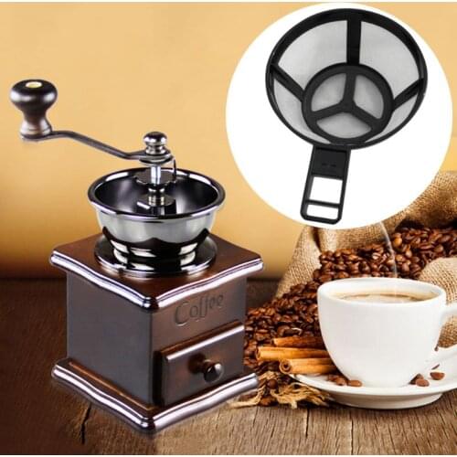 1pcs Reusable Coffee Filter Basket Cup Style Coffee Machine Strainer Mesh FDA Nylon Environmental Protection Equipment Filter