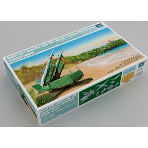 TRUMPETER 02353 Plastic Model 1:35 Soviet 5P71 Launcher 5V27 Missile Pechora (SA-3B Goa) Model Kit