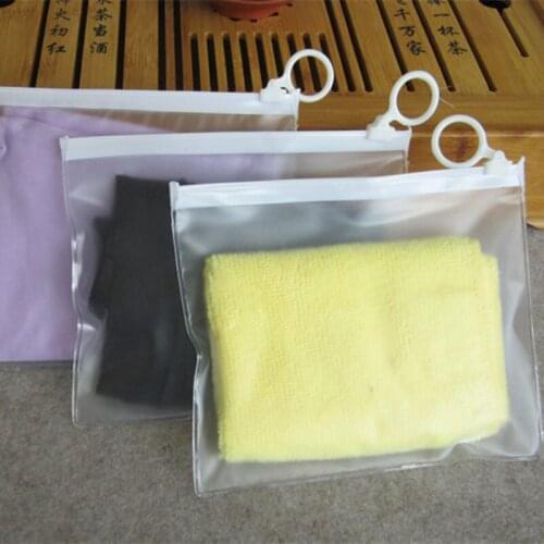 Transparent frosted PVC Storage Card Bag for Traveler Zipper Bag Cosmetic bags Products lin5122