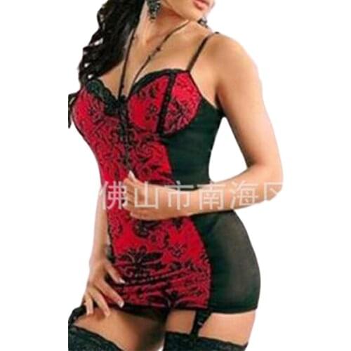 Sexy Corset Print Costume Female Waist Tights Erotica Lingerie Woman Clothing Indoor Trajes Straitjacket Lady Garments CA499