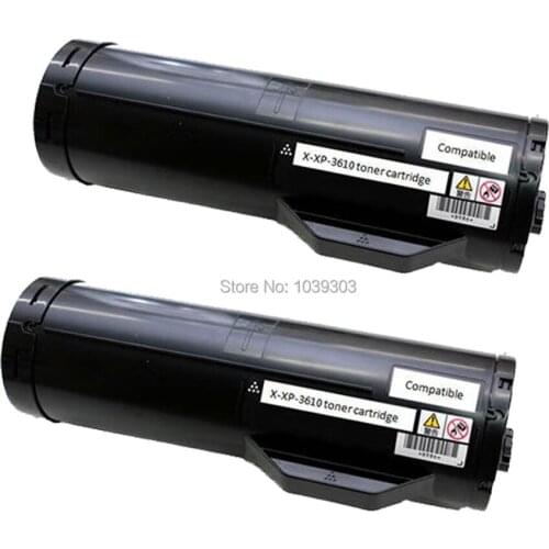 2x Black Toner Compatible for Xerox Phaser 3610 WorkCentre 3615 106R02731 25,300 pages