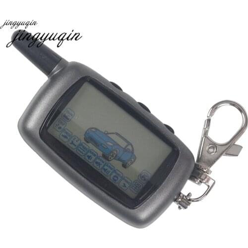 Twage A6 2-way Remote Control Key Fob Chainfor Russian Car Alarm System Starline A6 LCD Remote Controller Keychain alarm
