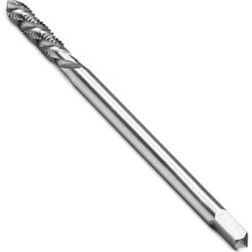 Utoolmart Metric Tap M2x90mm~M10 x100mm Spiral/Straight Flute Screw Thread Taper High Speed Steel Machine Tap Machine Drive 1pcs