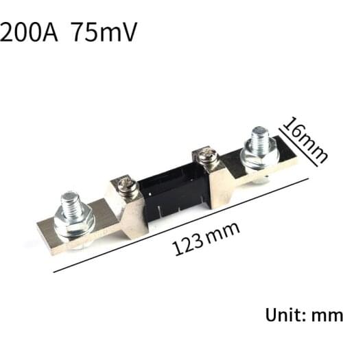 1pcs External Shunt FL-2 200A/75mV Current Meter Shunt resistor For digital ammeter amp voltmeter wattmeter
