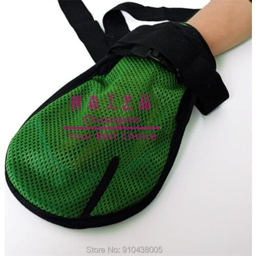 1 Pairs Care Gloves ,Mesh Gloves Anti Prevent Pull Off The Needle ,Health Care Products