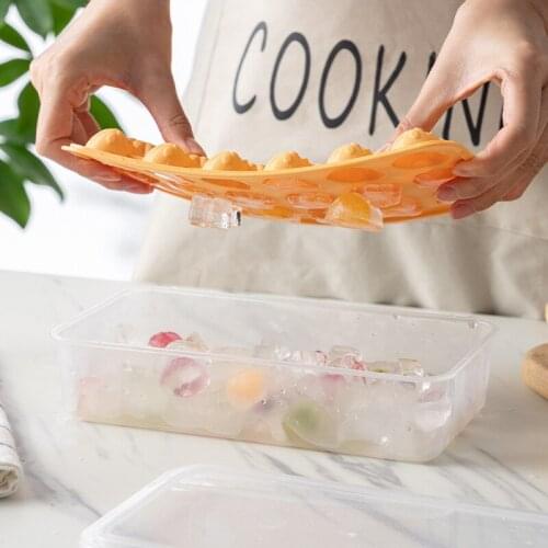 18 Hole Cube Silicone Ice Cube Tray Mold Mould Non-toxic Durable Bar Pub Wine Ice Blocks Maker For Whiskey Cocktail Kitchen Tool