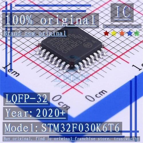 2020+ 100% Brand new original 1PCS-5PCS STM32F030K6T6 LQFP-32 Microcontroller chip