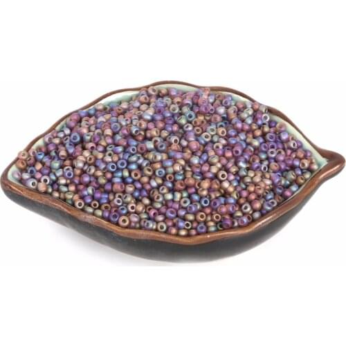 3mm 1000pcs Multi-colored for Choose Frosred glass Seed beads interval beads jewelry making Loose beads Free Shipping