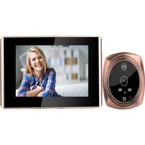 4.3 Inch 4300e HD Smart Electronic Smart Cat Eye Wireless Doorbell Camera Smart Wireless Doorbell Motion Sensor Doorbell