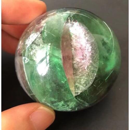 40-50mmNatural Rare Gemstone Purple Fluorite Quartz Crystal Ball Decorative Sphere Specimen Treatment Stone Radiation Protection