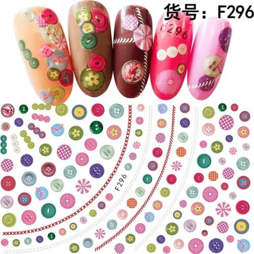 5sheet Valentines Day thin adhesive beauty nail decals Nail Art decorations Stickers beauty manicure DIY supplies tools F295299