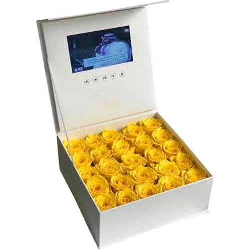 7 Inch Video Gift Box Greeting Card Lcd Light Control Gift Box Greeting Card Video Gift Box Greeting Card Graduation Gift Birthd