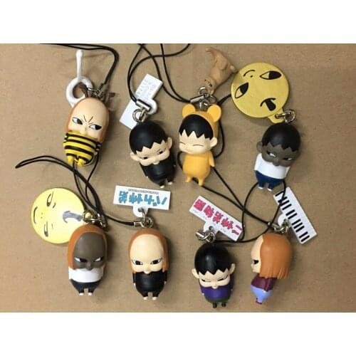 8pcs/lot GoKyoudai Monogatari Original Japanese anime figure PVC mobile phone charms keychain strap G549-n