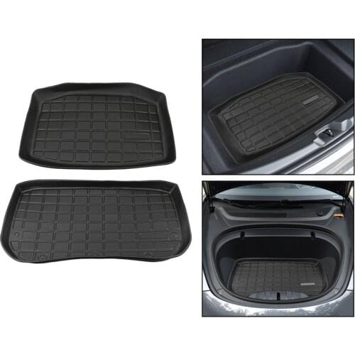 Car Front Rear Trunk Storage Mat Car-styling Protective Pads Waterproof Trunk Cargo Tray For Tesla Model 3 Trunk Mats