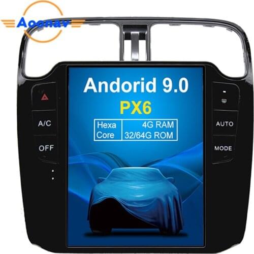 AOONAV 10.4” car radio DVD player vertical screen carplay for Volkswagen VW polo 2011-2016 car IPS multimedia player