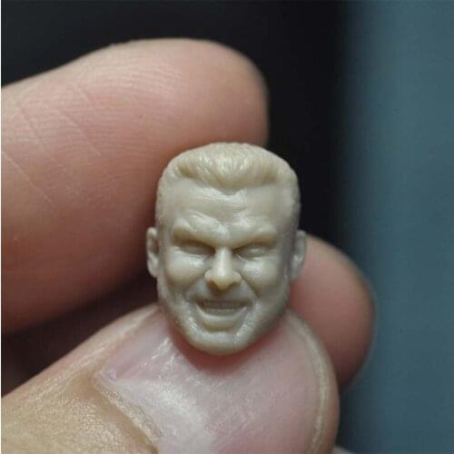 Blank 1/18 Scale Liev Schreiber Head Sculpt Unpainted Fit 3.75" Figure