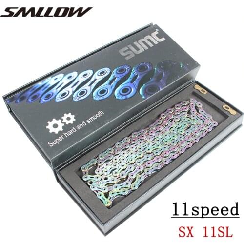 SUMC Diamond Like Coating 11 Speed Bicycle Chain SX11SL Mountain Bike Ultralight Chain Cycling Road Bike Chains