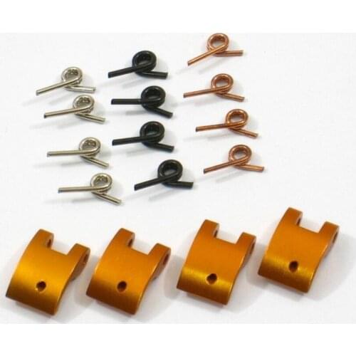 CNC Long-Wear Aluminium Clutch Shoes 4pcs 3 set SPRINGS Losi 8ight 8ight-T 8B 8T