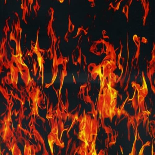 TSKD133-6 1M*10M Red Flame Pattern Hydrographic Film Width Water Transfer Printing Films