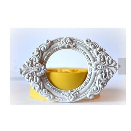 Round Frame Silicone Rubber Flexible Mold Resin Clay Mould Fondant Chocolate Mold PRZY Eco-friendly No.s8008