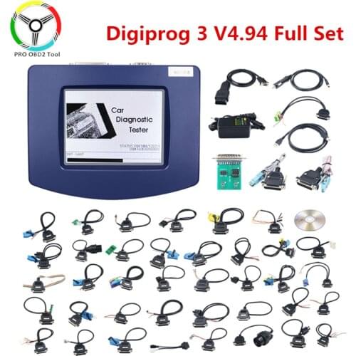 Digiprog3 Full set FTDI Digiprog 3 V4.94 Odo programmer DigiprogIII odo Correct Tool for Many Cars Digiprog 3 2020