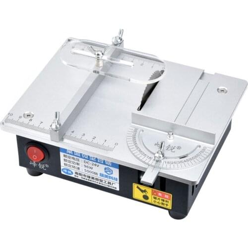 Mini Table Saw Electric Desktop Saws Small Household DIY Cutting Tool Woodworking Bench Lathe Machine Table Saw Multifunctional