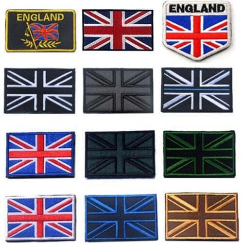 British Flag Embroidery Badge Patch Military Tactical Paste Patch Military Fan Personality Outdoor Clothing Accessory Patch