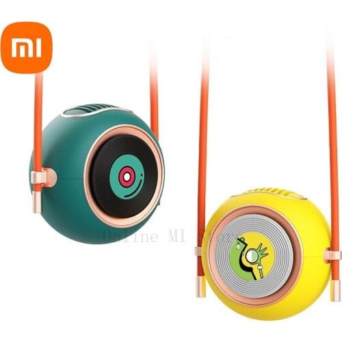 New XIaomi Summer Hanging Neck Fan Small and Light two-speed Wind USB charging Long-lasting Working Life Neck Cooling Fan