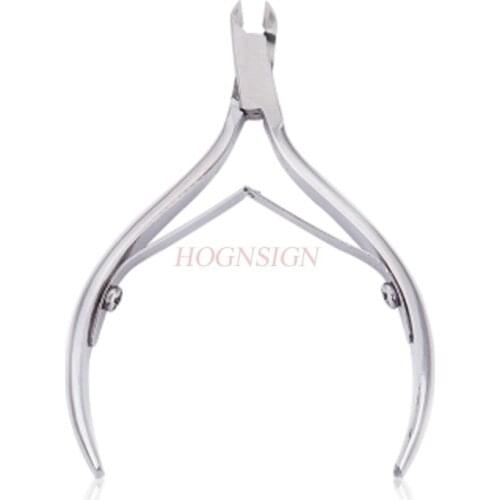 Nail Art Exfoliating Scissors Stainless Steel Dead Skin Pliers Cut Nails Barbed Care Manicure Tools Dead Skin Scissors Sale