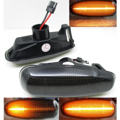 2PCS Led Dynamic Side Marker Turn Signal Repeater BlinkerLight For Kia Pro Ceed Estate Rio III Hyundai I30 Azera Elantra Avante