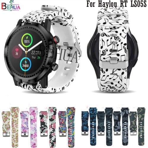BEHUA 22MM WatchBand For Xiaomi Haylou RT LS05S Strap Sports Smart Wristband for Samsung Galaxy Watch 3 45mm Bracelet Waterproof