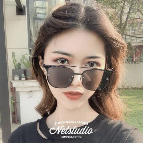 Steampunk Sunglasses Men Women Korean Sun Glasses for Man Transparent Yellow Blue Red Punk Hip Hop