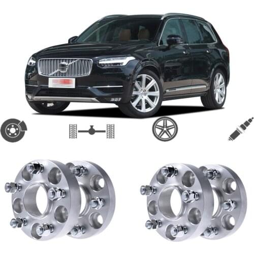 Teeze 4pcs 5X108 67.1CB 25mm Thick Hubcenteric Wheel Spacer Adapters For Volvo XC90 2004-2014