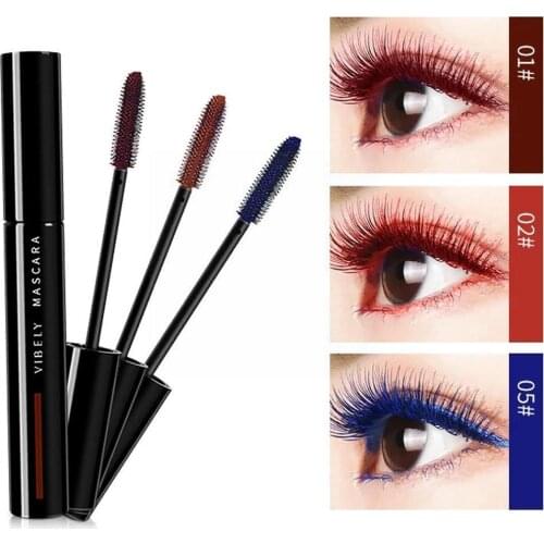 5 Colors Diamond Mascara Waterproof Anti-perspirant Dry Silky Makeup Easy Dense Mascara Curly Fine Eyelash To long Color