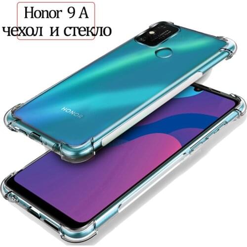 Airbag protector case on the for huawei honor 9 A Case honor 9a play 9a Armor Back Cover Honor9 A hauwei Honor9A LX9N pelicula