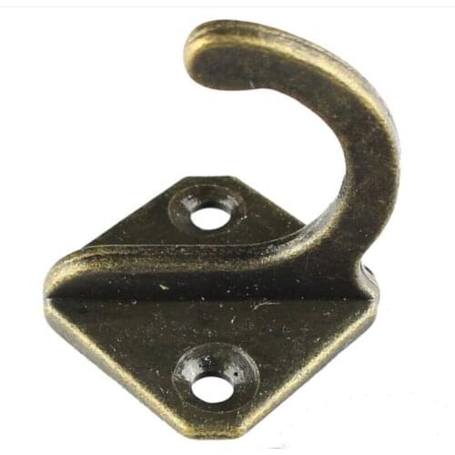 5Pcs Retro Zinc Alloy Door Hooks for Clothes Coat Hat Bag Towel Hanger Bathroom Wall