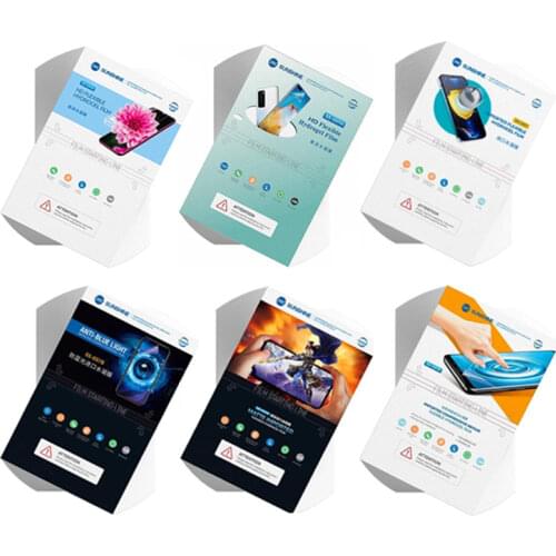 50pcs Sunshine Anti-peep Matte Hydrogel Film SS-057S For SS-890C Film Cutting Machine Screen Front Privacy Film With Cut Times