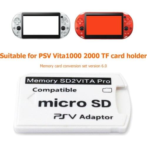 Memory Card Adapter Carrying Decor Dustproof Portable SD2VITA 6.0 for PlayStation PS Vita 1000 2000 3.65 System