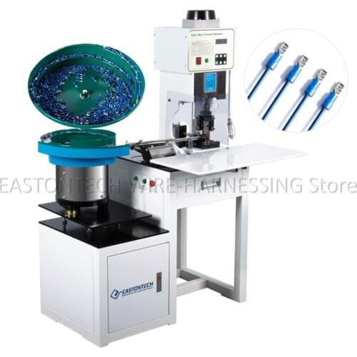 EW-5055 Automatic bulk high-speed mute wire cable pulley terminal crimping machine