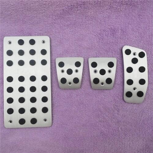 DEE Car Accessories For KIA Carens 2007-2011 New Sport Aluminium Foot Pedal Rest Plate Speed MT/AT Pedal pads Car covers Styling