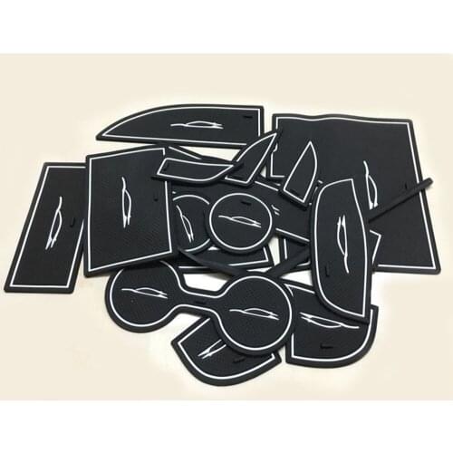 Car Groove Gate Slot Armrest Storage Water Proof Rubber Non-Slip Mat Mats Door For Mazda CX5 CX-5 2nd Gen 2017 2018 2019 2020