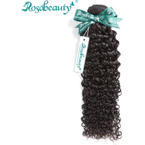 RosaBeauty Grade 10A Malaysian Afro Kinky Curly Hair Unprocessed Virgin Hair Weave 3 bundles Natural Color Human Hair Extensions