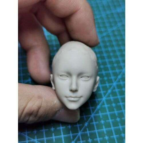 1/6 Scale Katherine Unpainted Head Model Sculpt for 12''Figure Body Toys Gifts Collections DIY